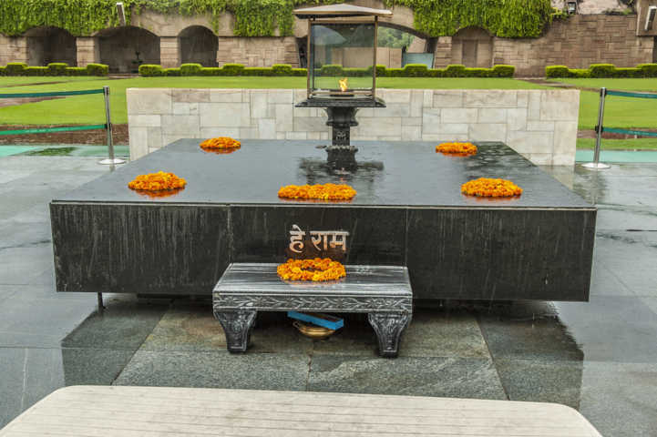 16 - India - Nueva Delhi - mausoleo de Gandhi